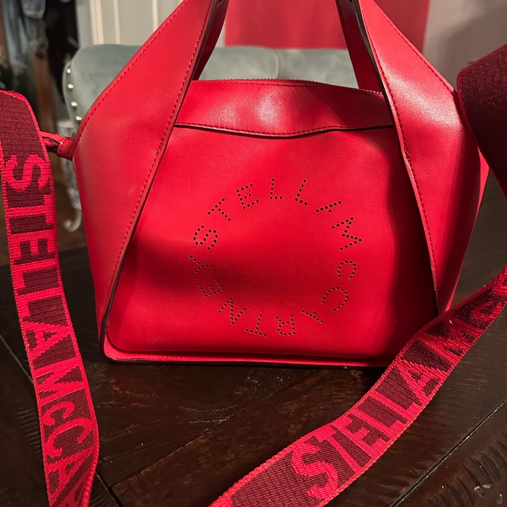 Stella McCartney Vibrant Red Crossbody Bag